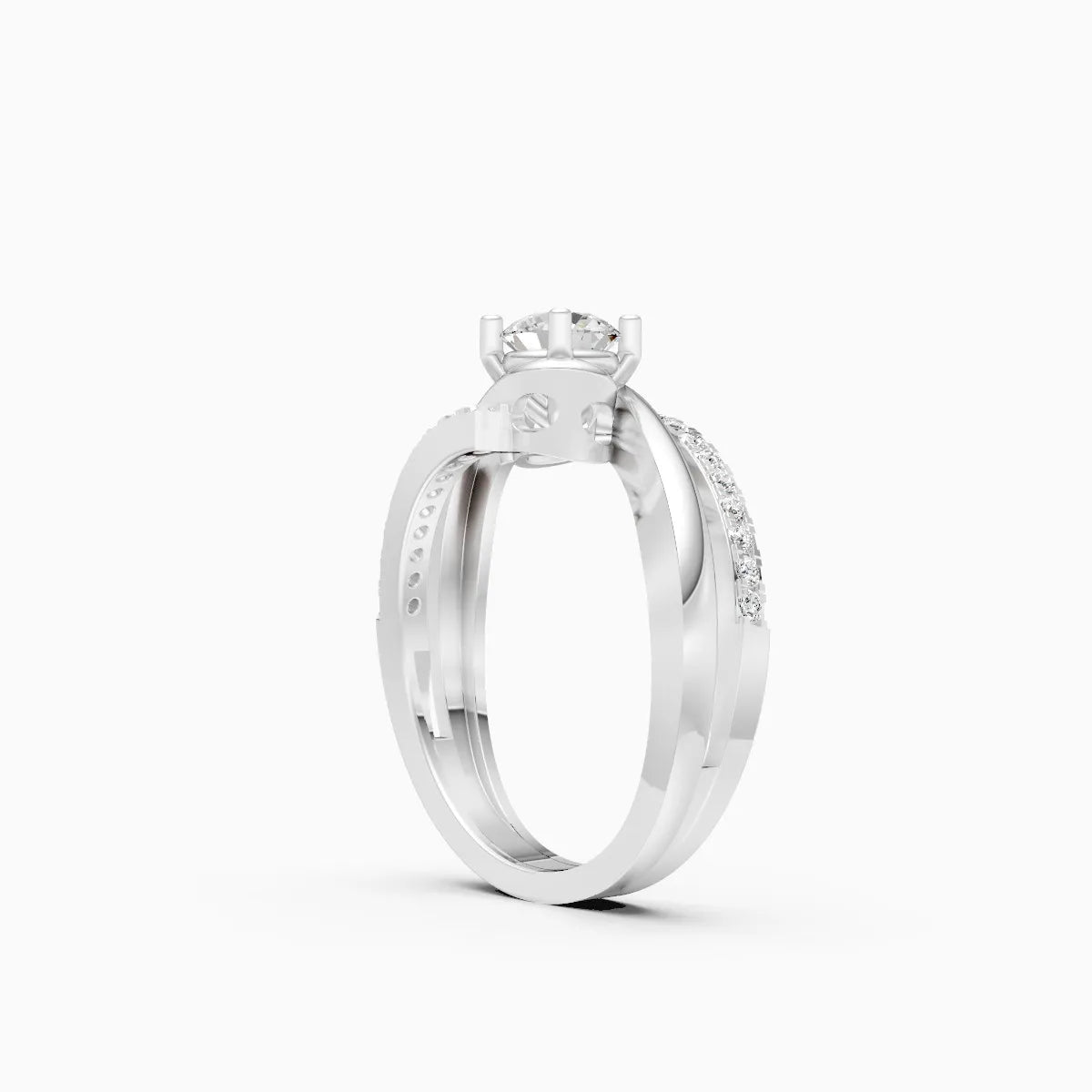 Twilight Twist Lab Grown Diamond Ring