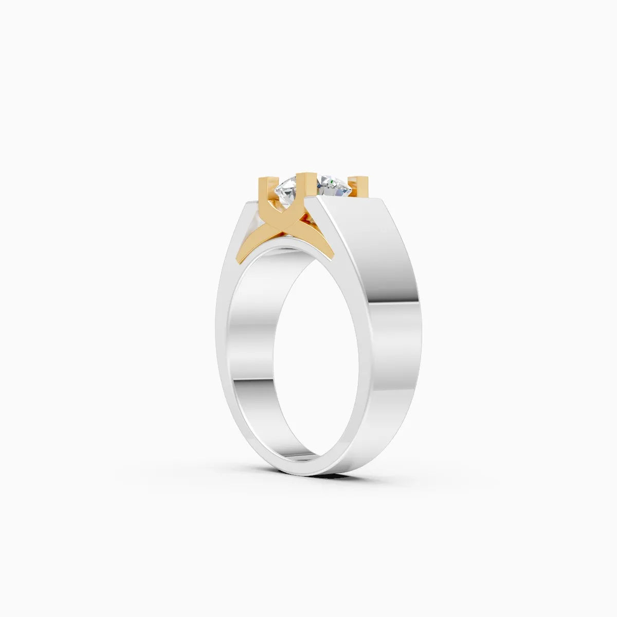 Classic Round Lab Grown Solitaire Diamond Ring