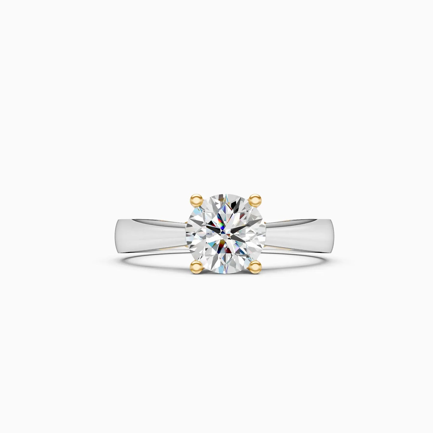 Classic Round Diamond Solitaire Engagement Ring