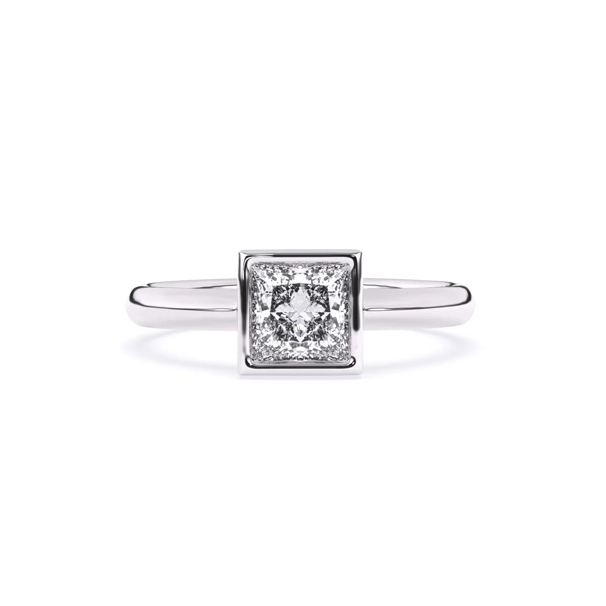 Princess Solitaire Diamond Engagement Ring