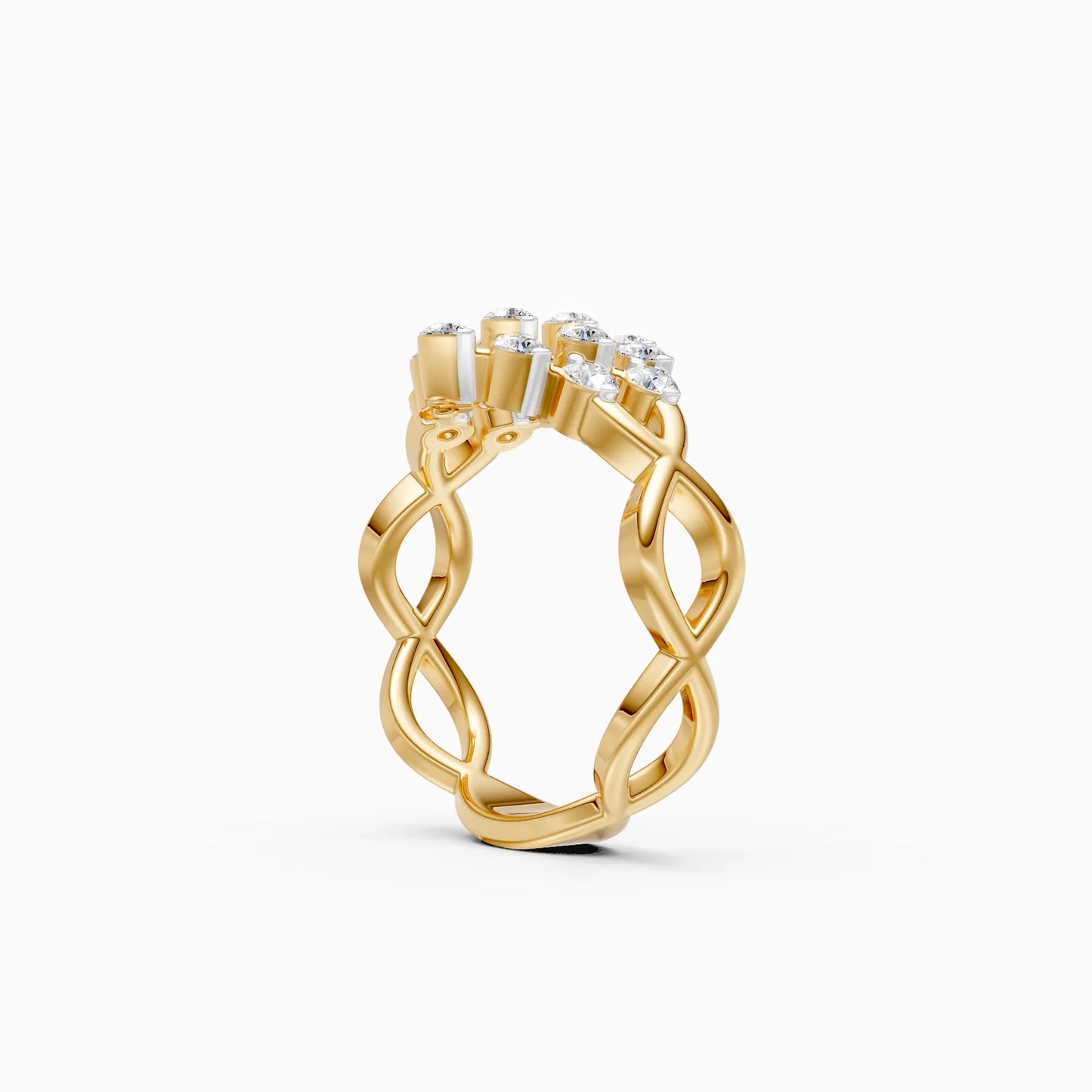 Blooming Spark Lab Grown Diamond Ring