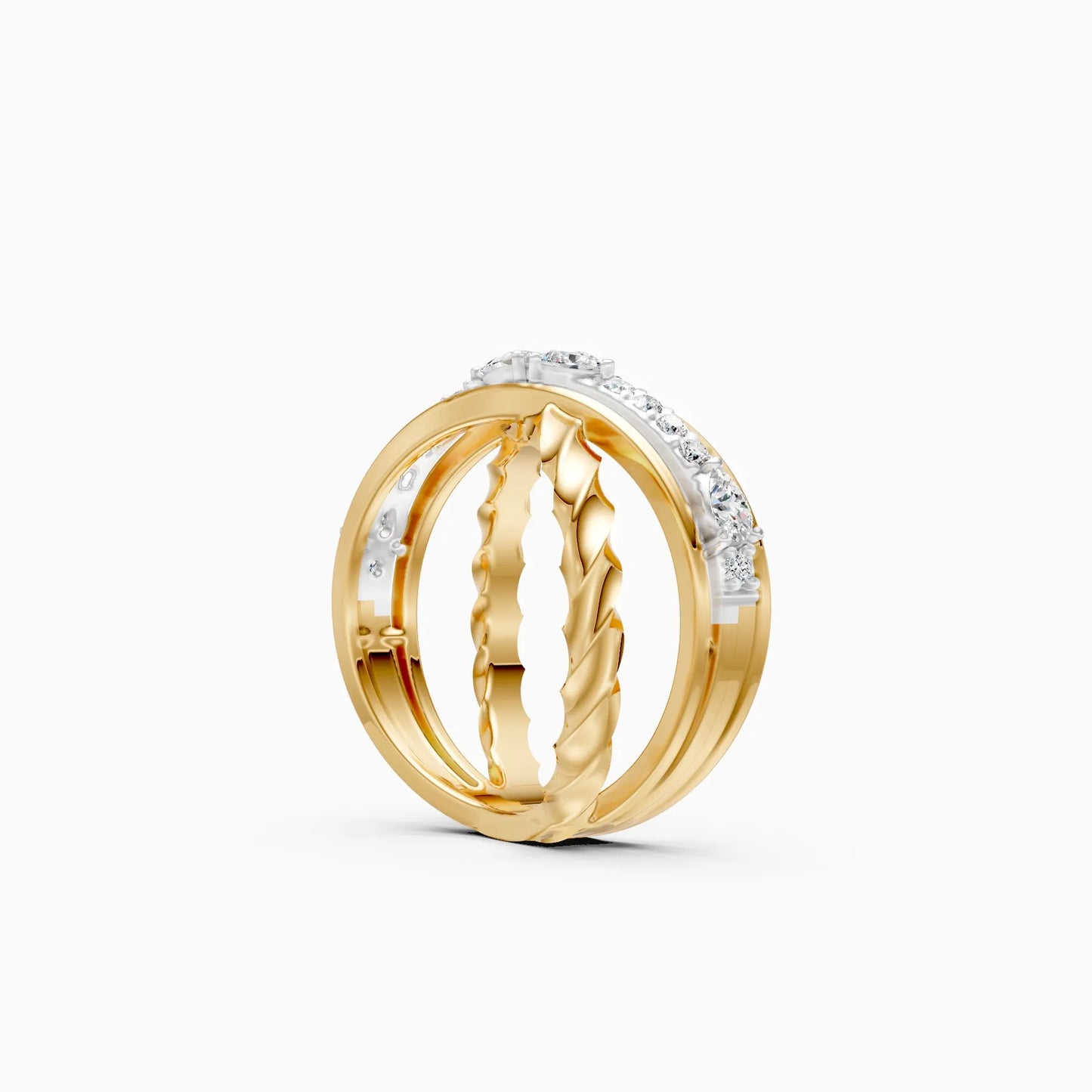 Divina Twist Lab Grown Diamond Ring