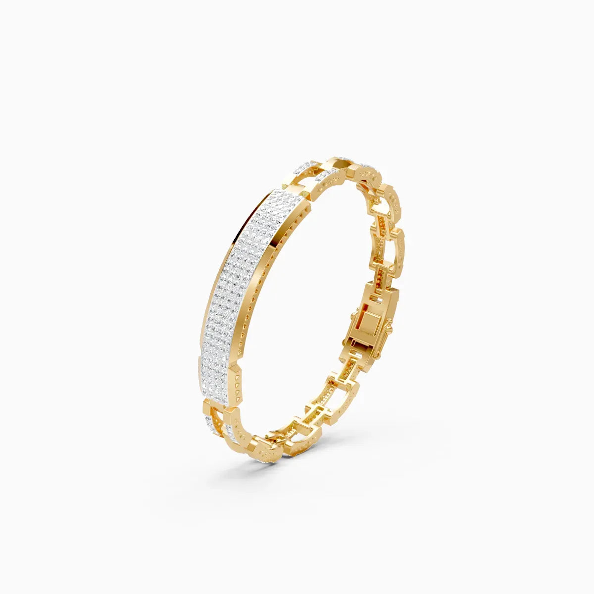Fancy Lab Diamond Bracelet for Men