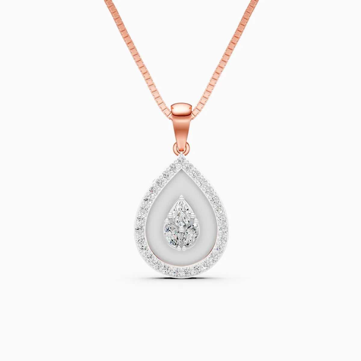 Twinkle Drop Lab Grown Diamond Pendant