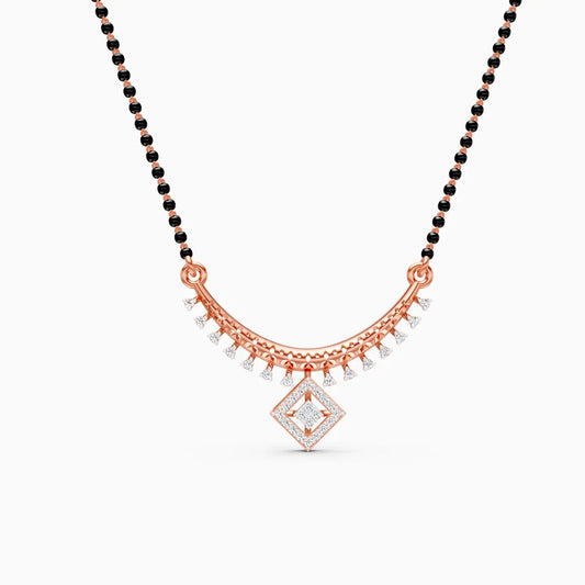 Elegant Gold Lab Grown Diamond Mangalsutra