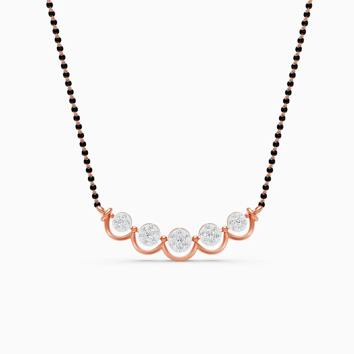 Five Round Cluster Timeless Mangalsutra