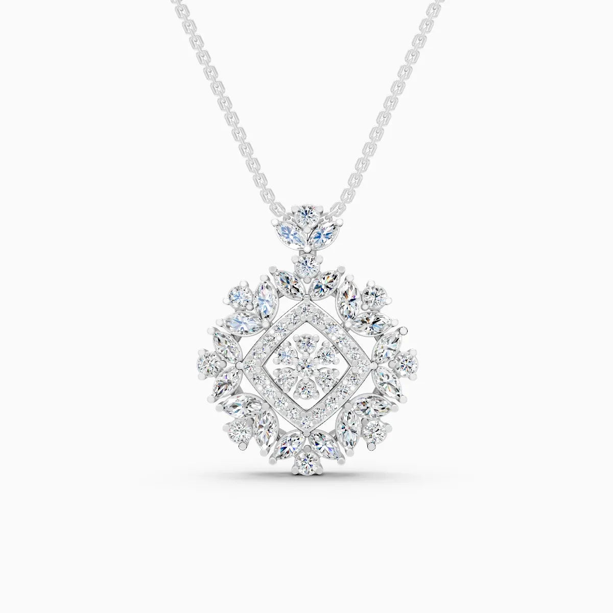 Elegant Classic Lab Grown Diamond Necklace