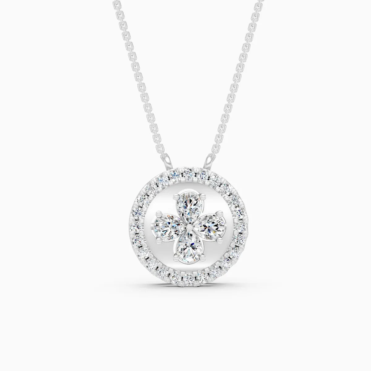PetalBloom Lab Grown Diamond Pendant