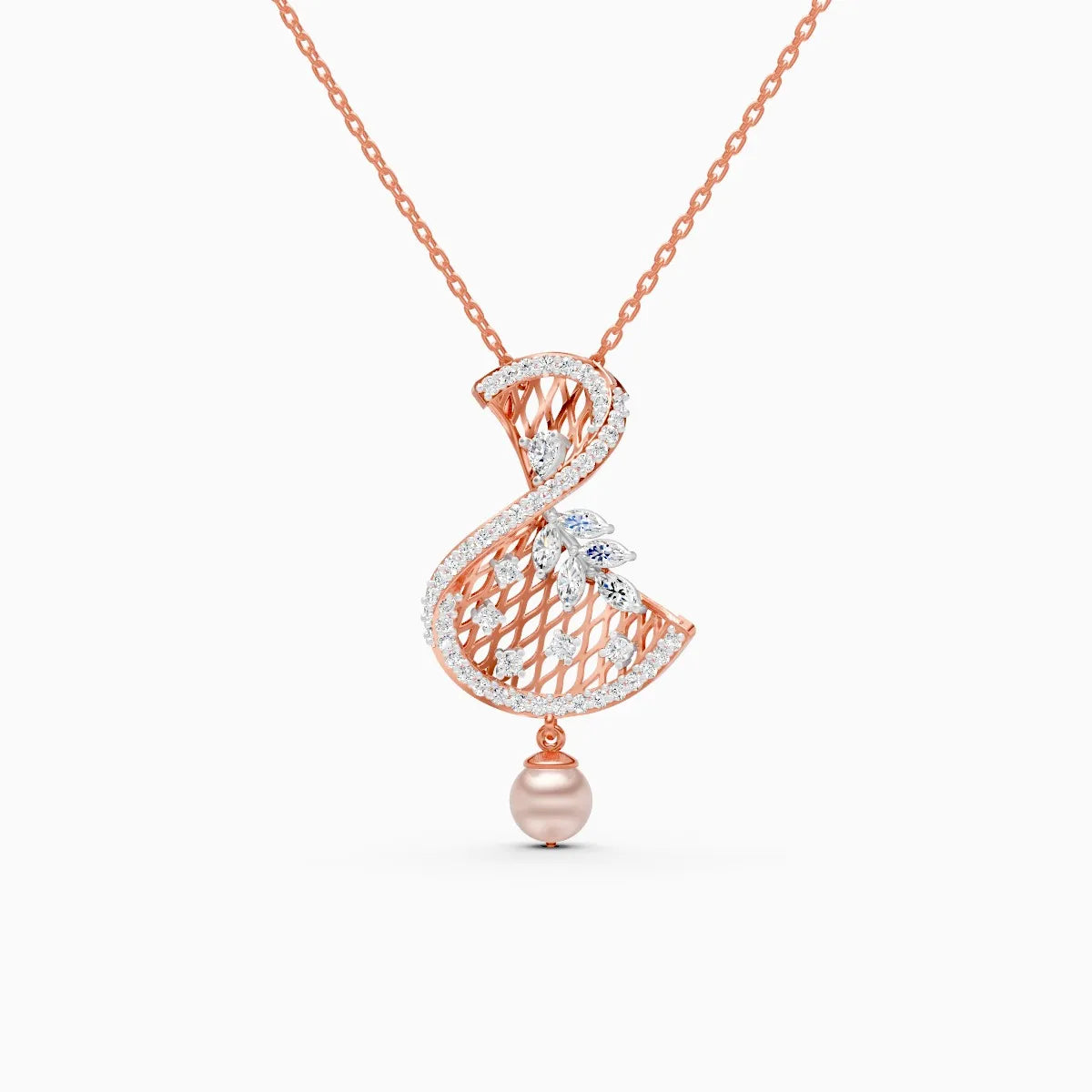 Sway of Elegance Lab Diamond Necklace Set