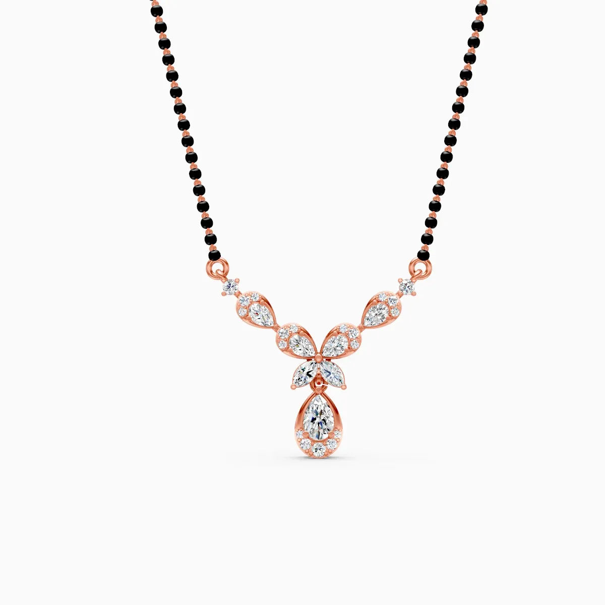 Blossom Drop Lab Grown Diamond Mangalsutra