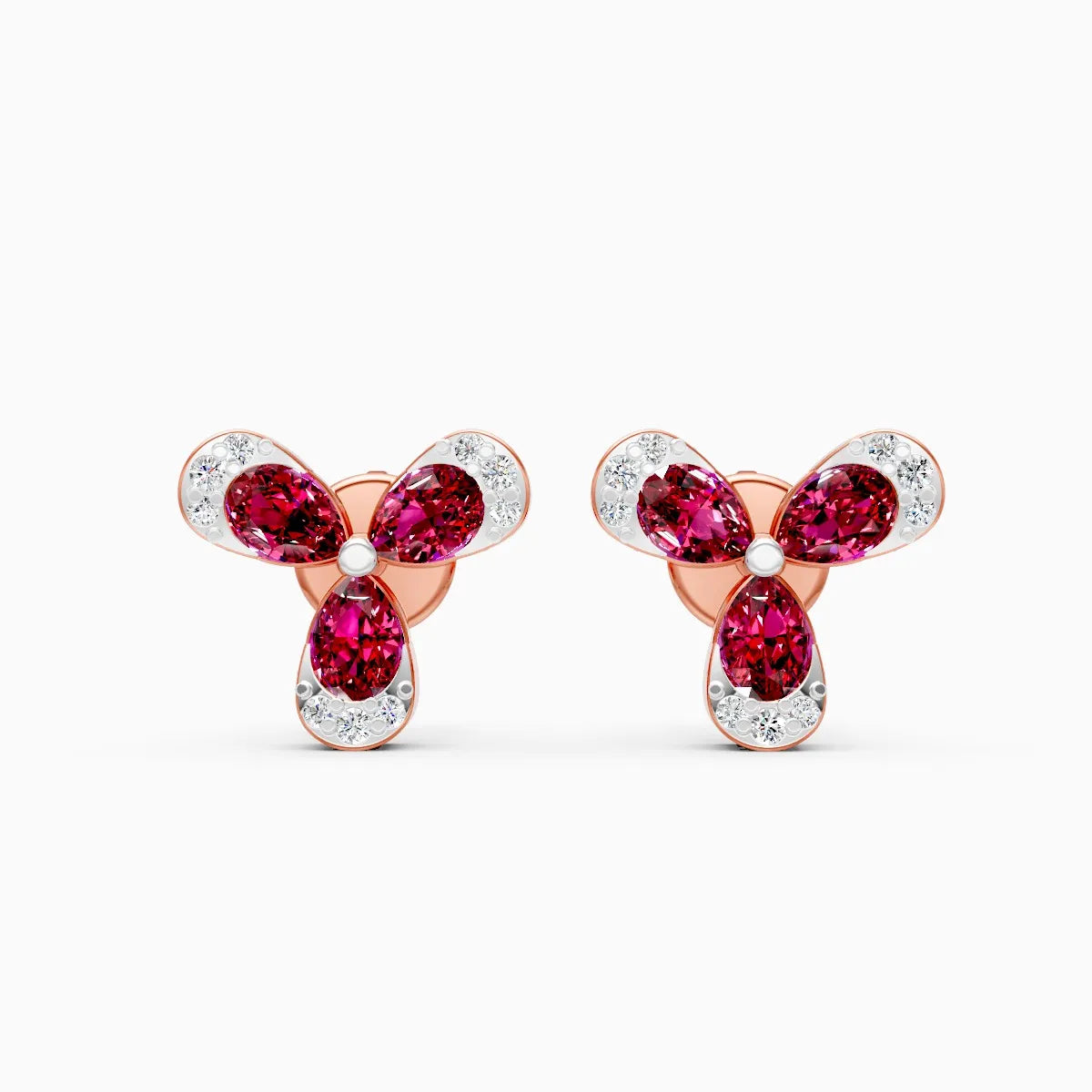 Floral Bloom Cluster Studs