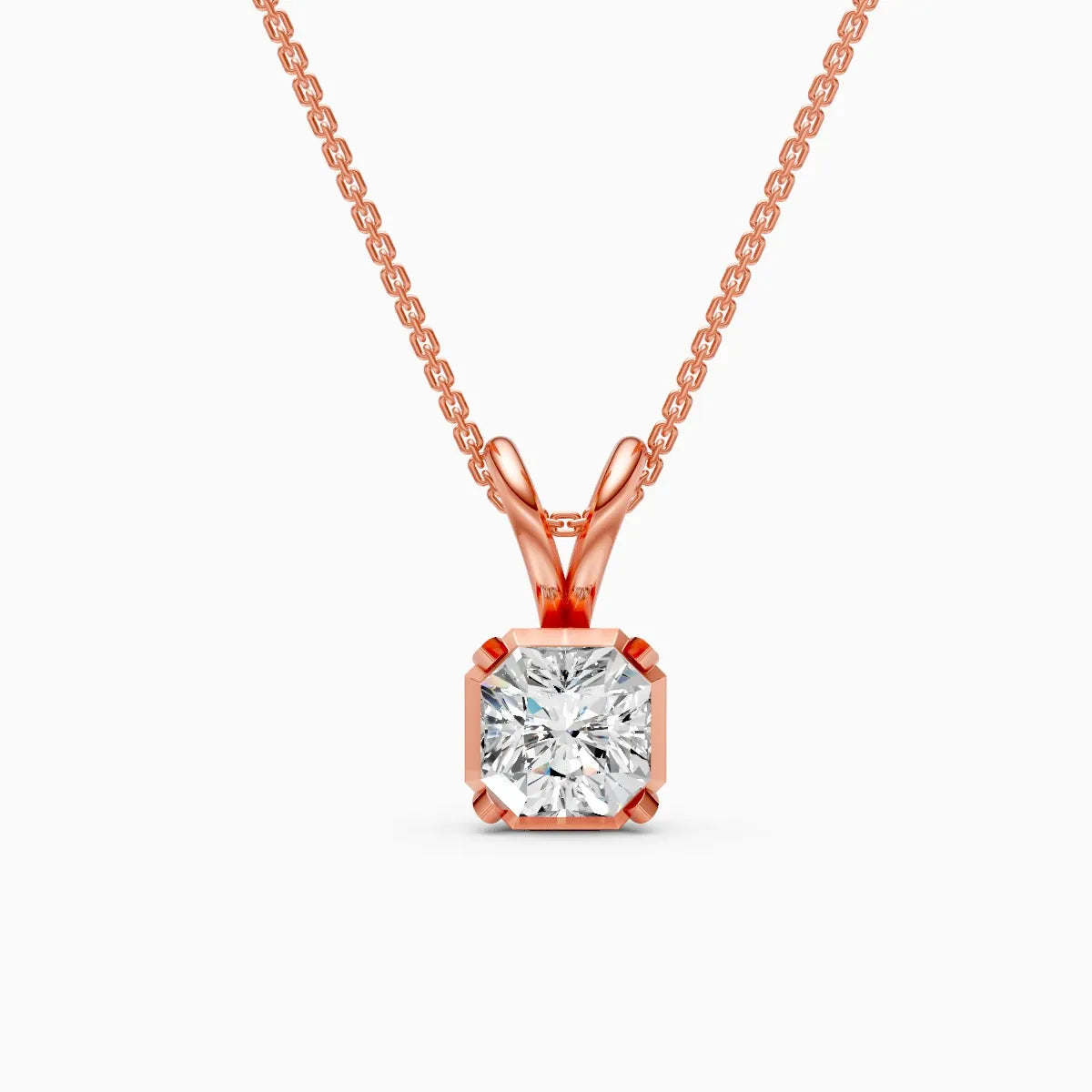 Aurora Radiant Diamond Pendant
