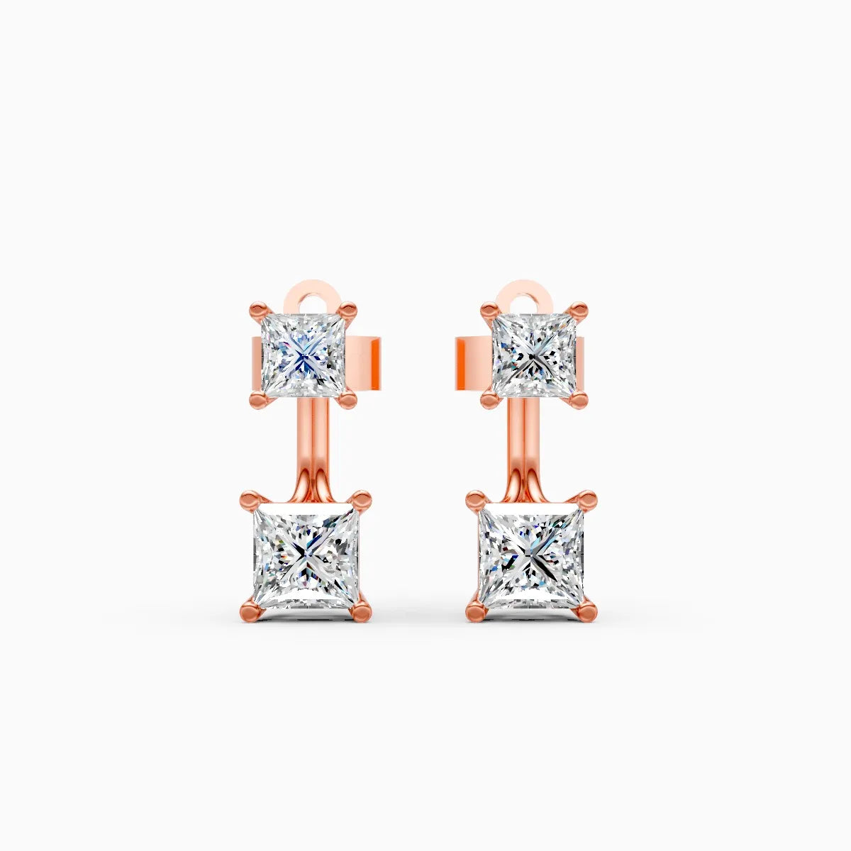 Princess Duo Drop Studs