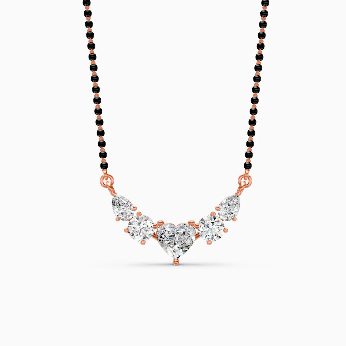 Radiant Heart Diamond Mangalsutra