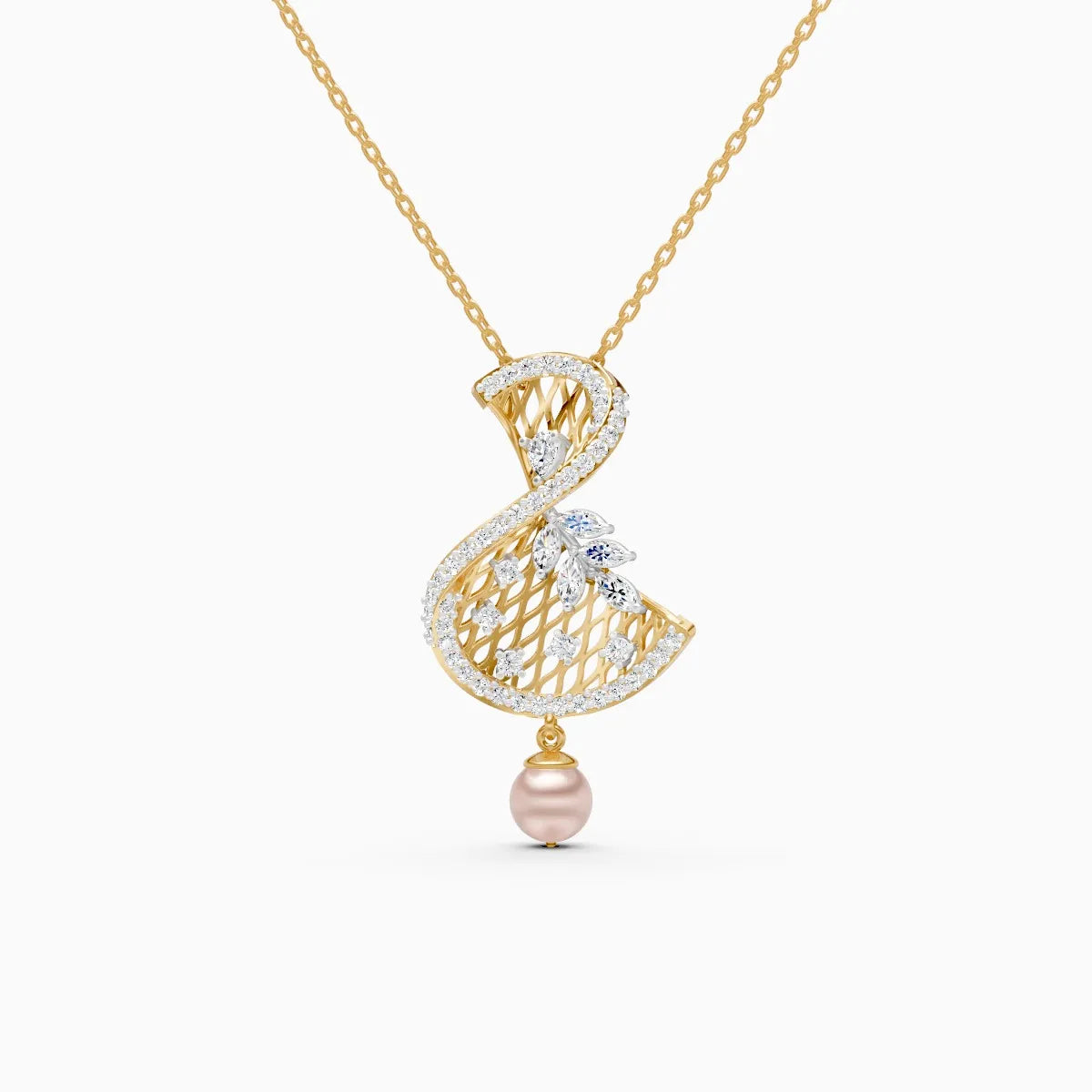 Sway of Elegance Lab Diamond Necklace Set
