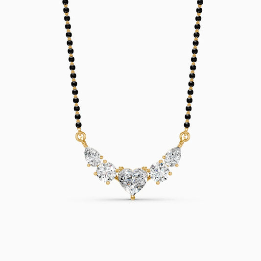 Radiant Heart Diamond Mangalsutra