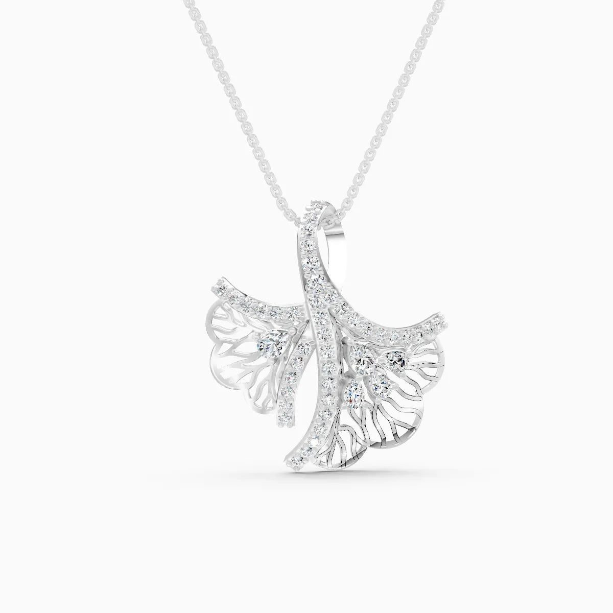 Butterfly Grace Lab Grown Diamond Pendant