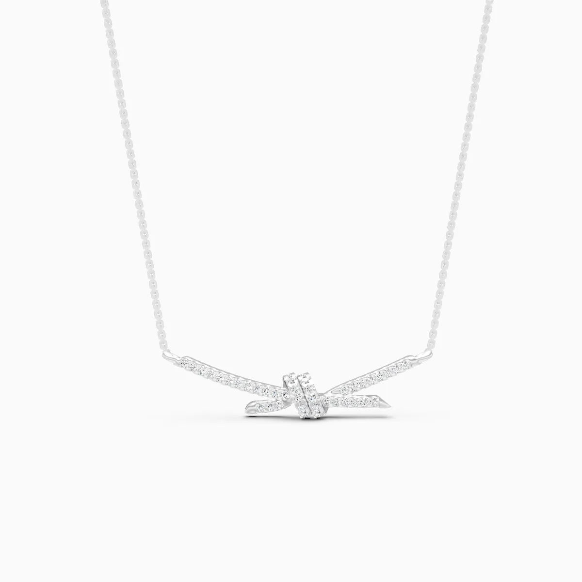 Knotted Elegance Diamond Wrapped Shine