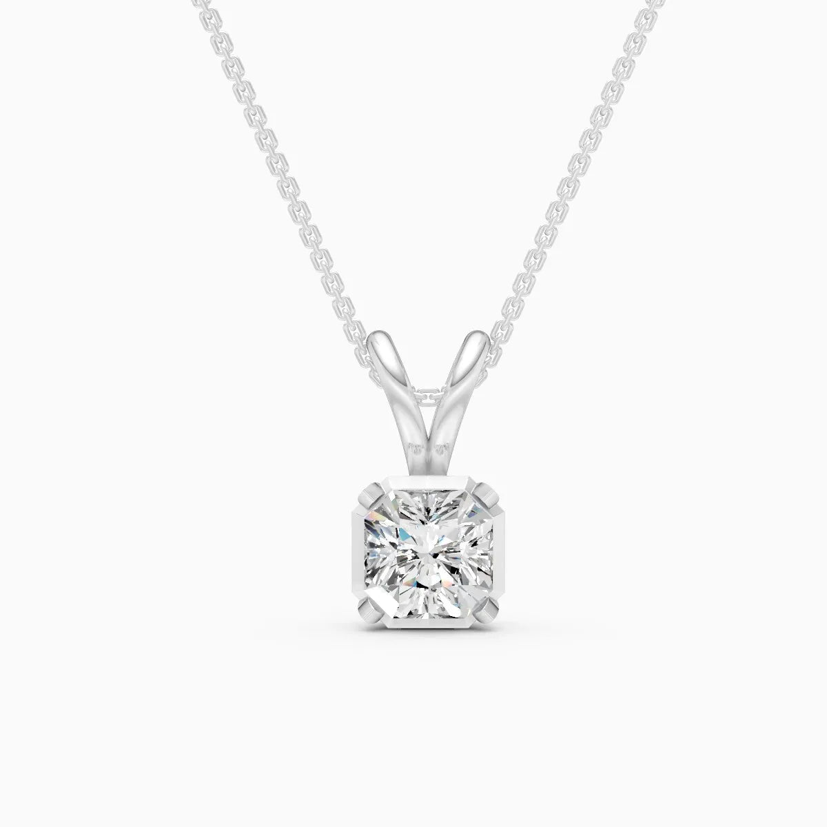 Aurora Radiant Diamond Pendant