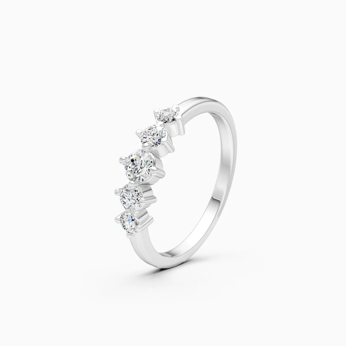 Crystal Arc Lab Grown Diamond Ring