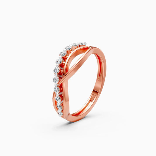 Elegant Curve Infinity Band Ring