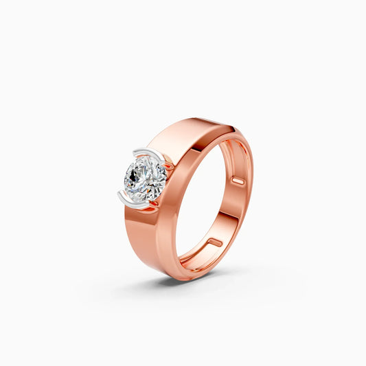 Refined Charm Solitaire Diamond Ring