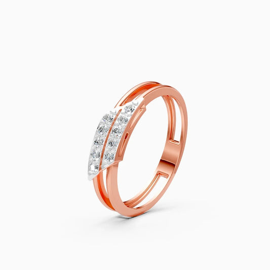 Twin Bar Diamond Ring