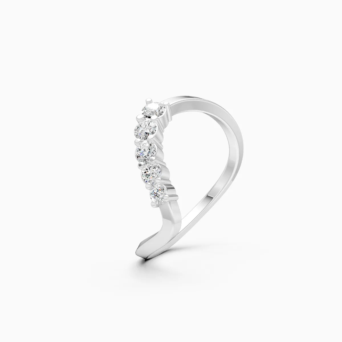 Twisted Grace Lab Grown Diamond Ring