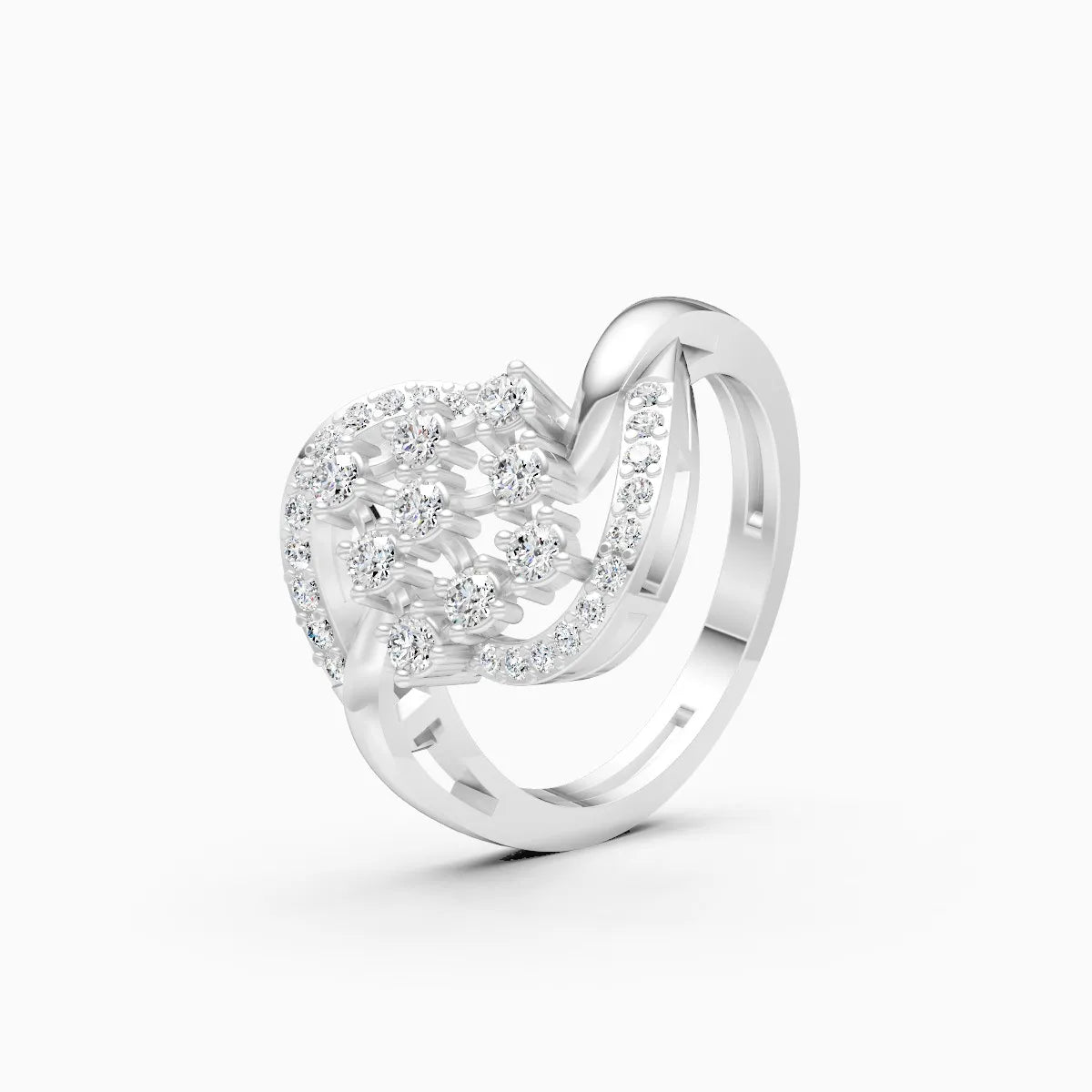 Classy Radiance Cluster Diamond Ring