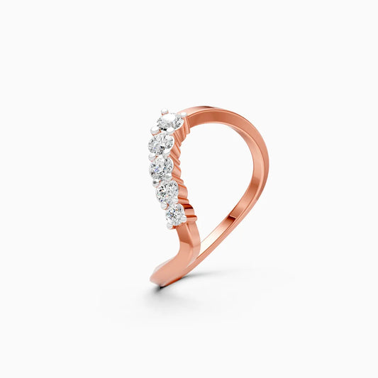 Twisted Grace Lab Grown Diamond Ring