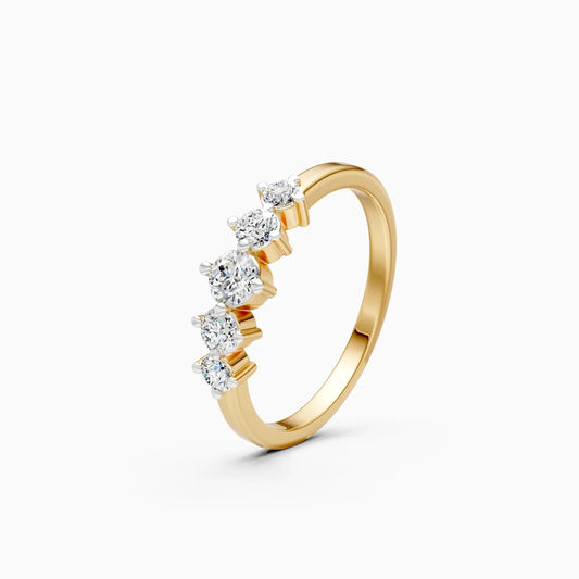 Crystal Arc Lab Grown Diamond Ring