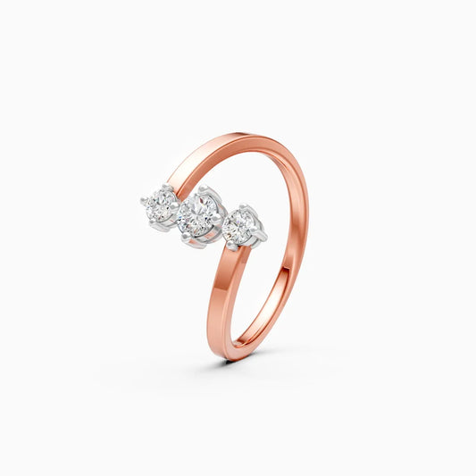 Twin Arc Lab Grown Diamond Ring