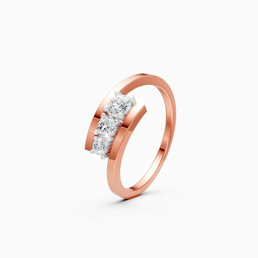 Crossover Glow Lab Grown Diamond Ring