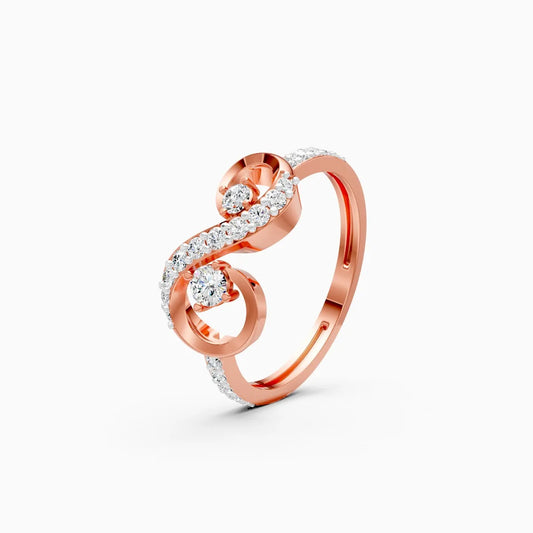 Forever Curl Lab Grown Diamond Ring