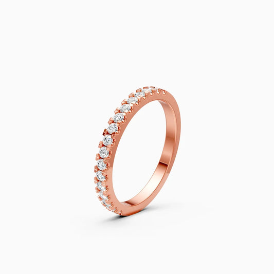 Minimal Look Multi-Diamond Band Ring
