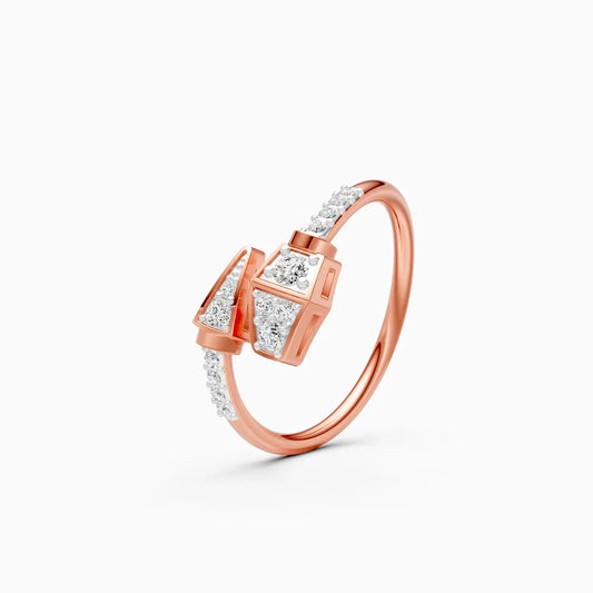 Designer Dual Shape Edge Diamond Ring