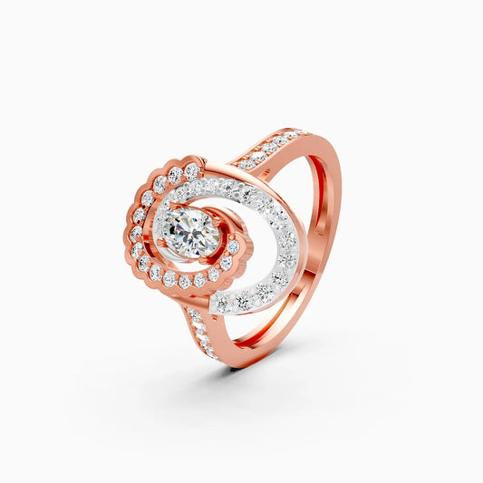 Lustrous Orbit Lab-Grown Diamond Ring