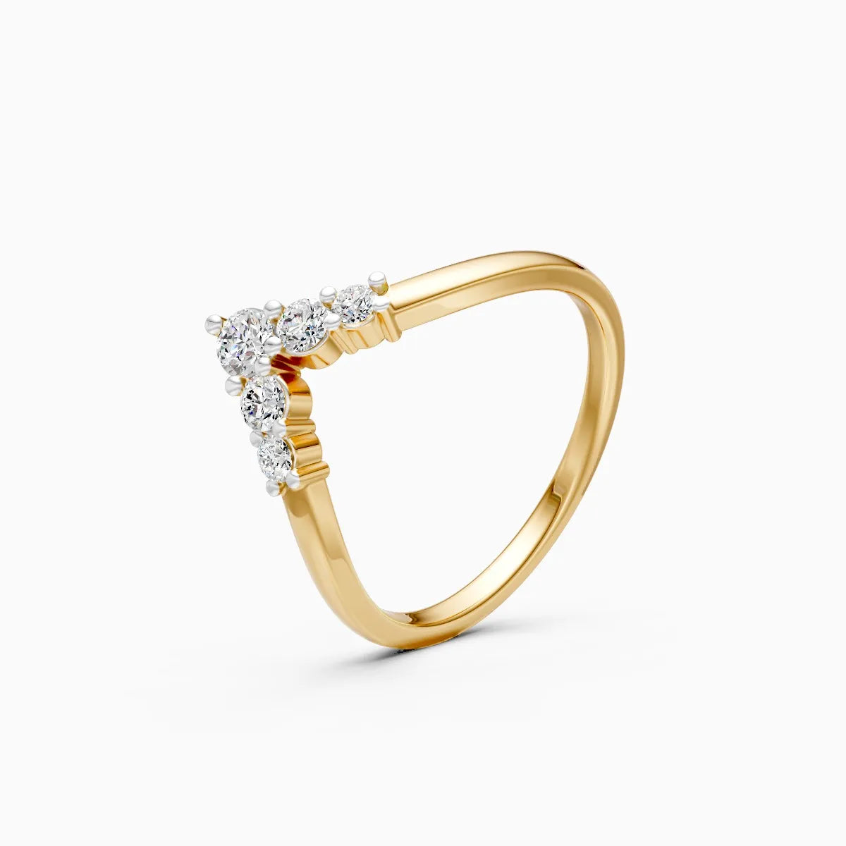 Chevron Diamond Band