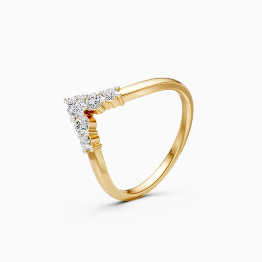 Chevron Diamond Band