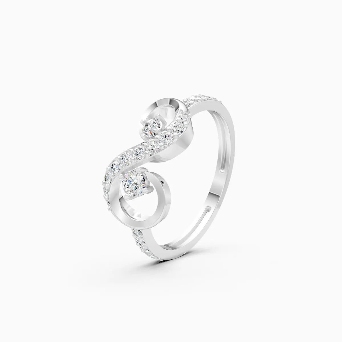 Forever Curl Lab Grown Diamond Ring