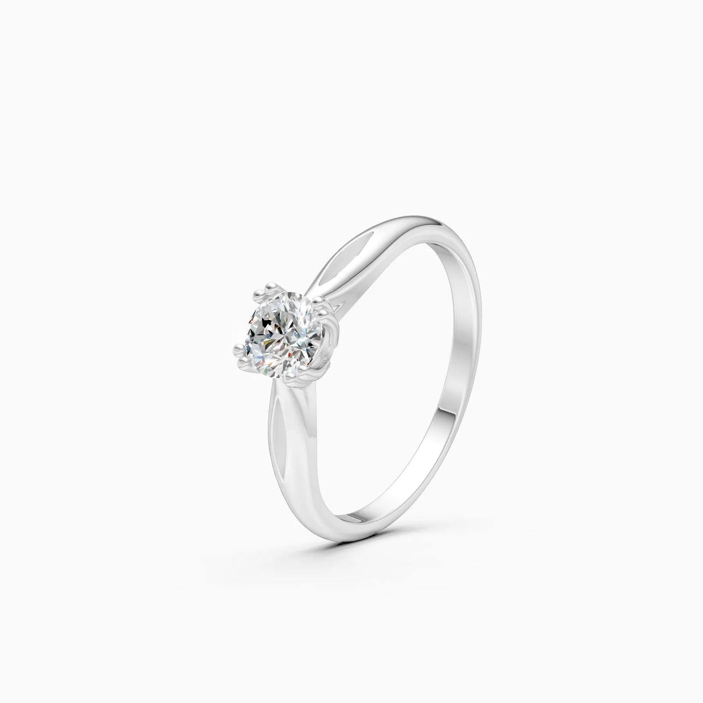 Twist of Love Lab Grown Diamond Solitaire Ring