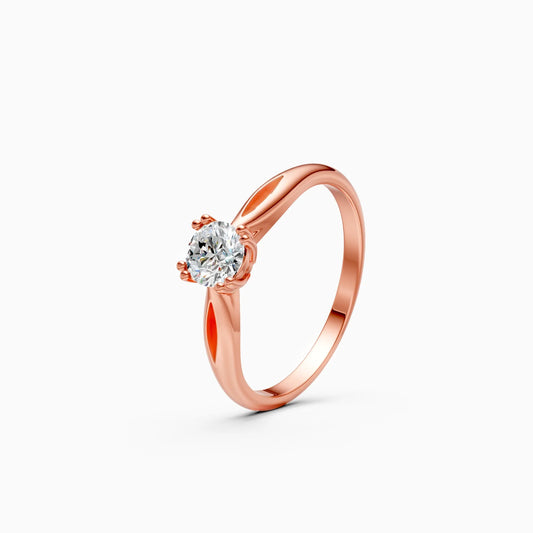 Twist of Love Lab Grown Diamond Solitaire Ring