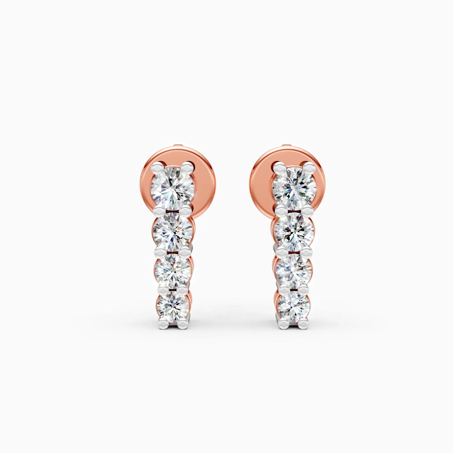 Minimal Luxe Lab Grown Diamond Ear Studs