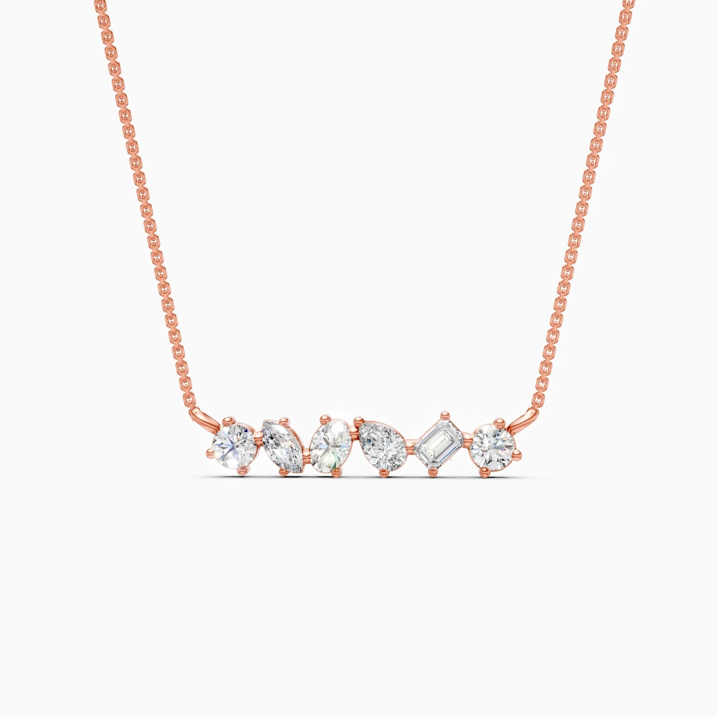 Multi-Shape Lab Grown Diamond Pendant
