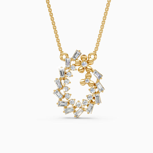 Intricate Spiral Lab Grown Diamond Pendant