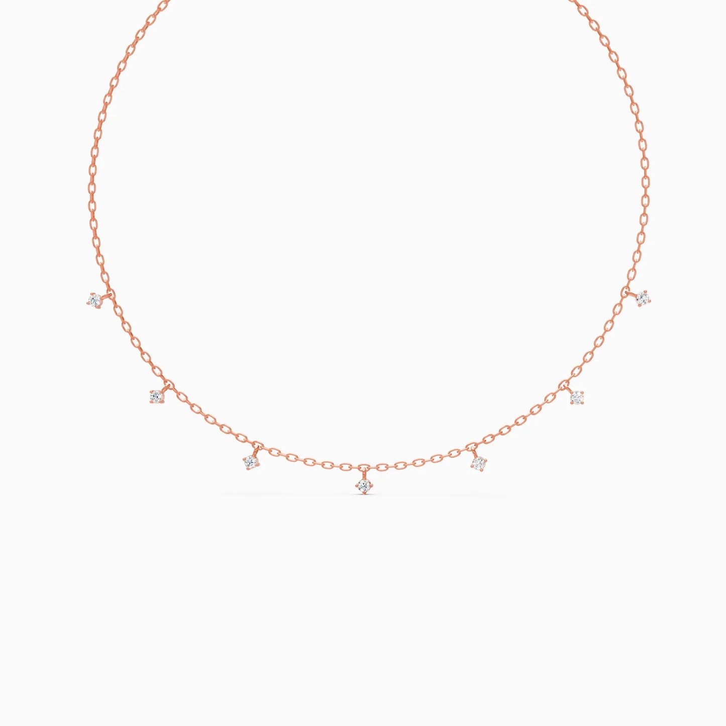 Twinkle Drops Lab Grown Diamond Necklace