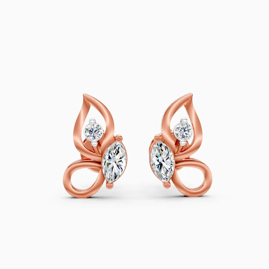 Butterfly Bloom Lab Grown Diamond Studs