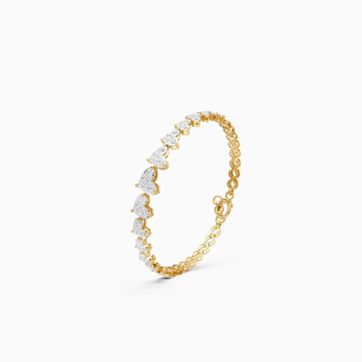 Whispers of Love Heart Diamond Bracelet