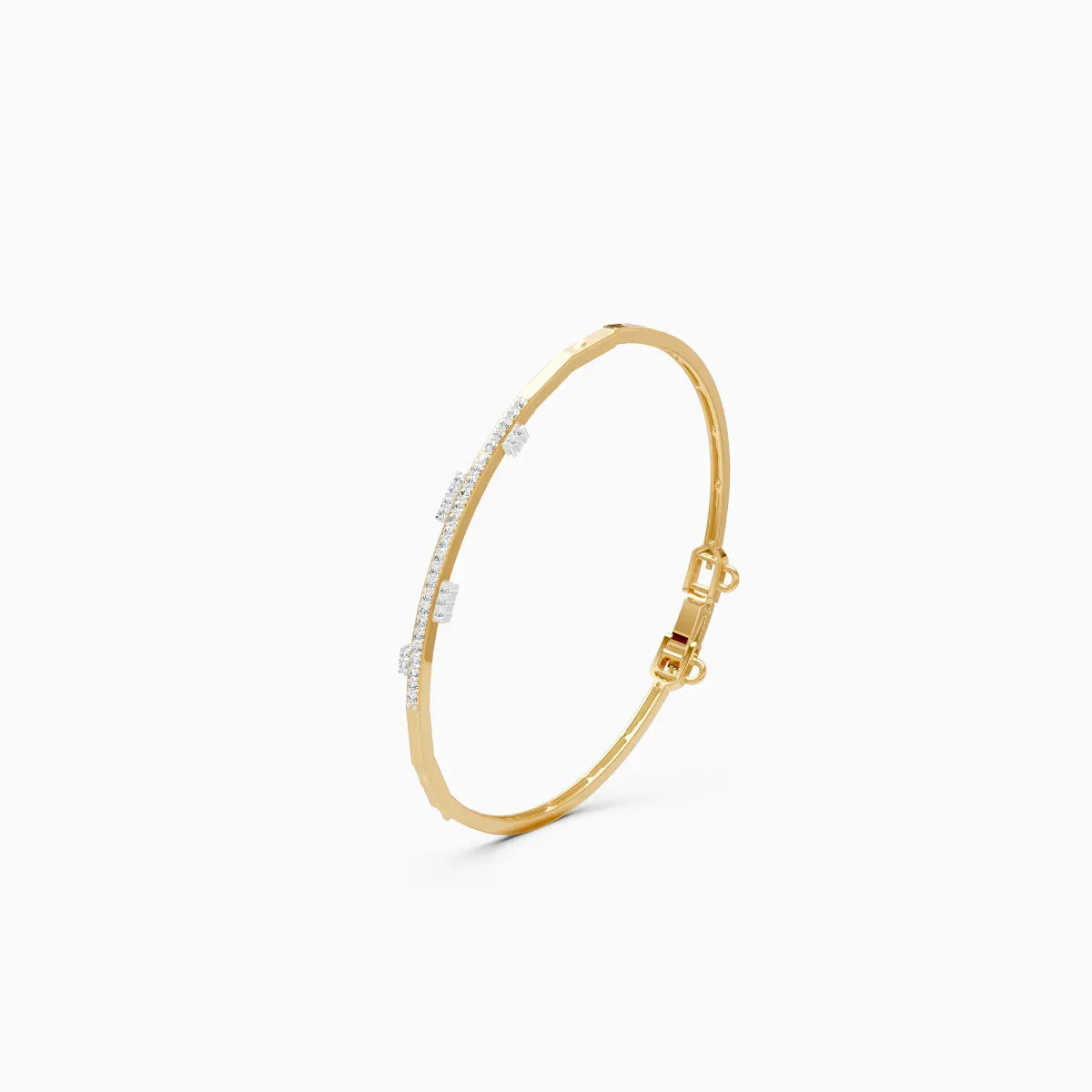 Single Line Light Weight Lab Grown Diamond Bracelet