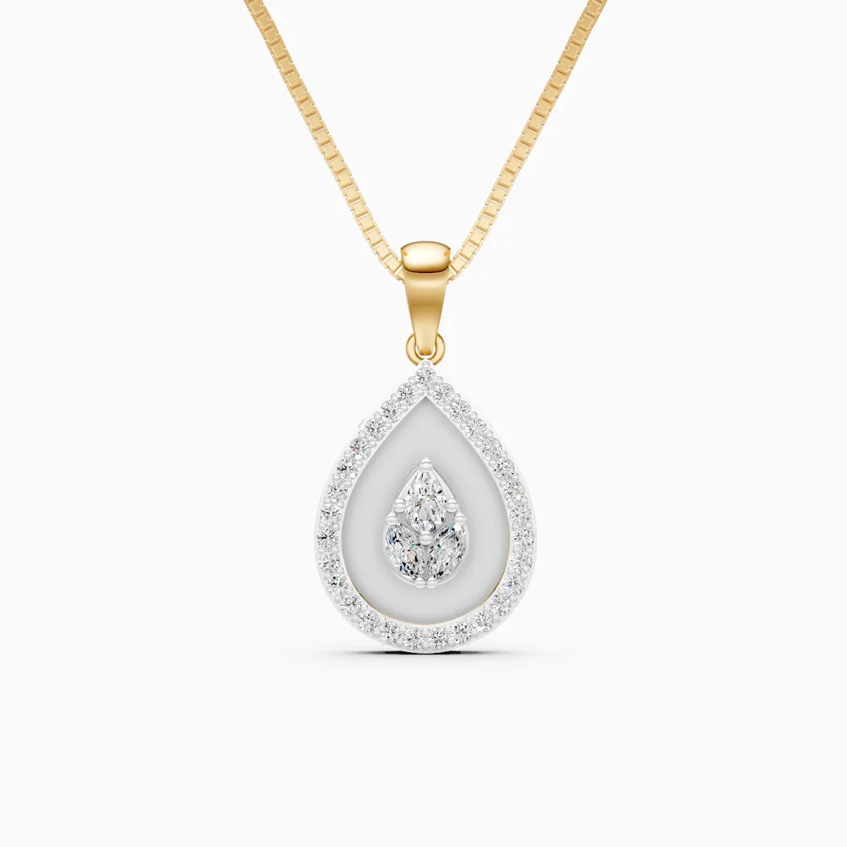 Twinkle Drop Lab Grown Diamond Pendant